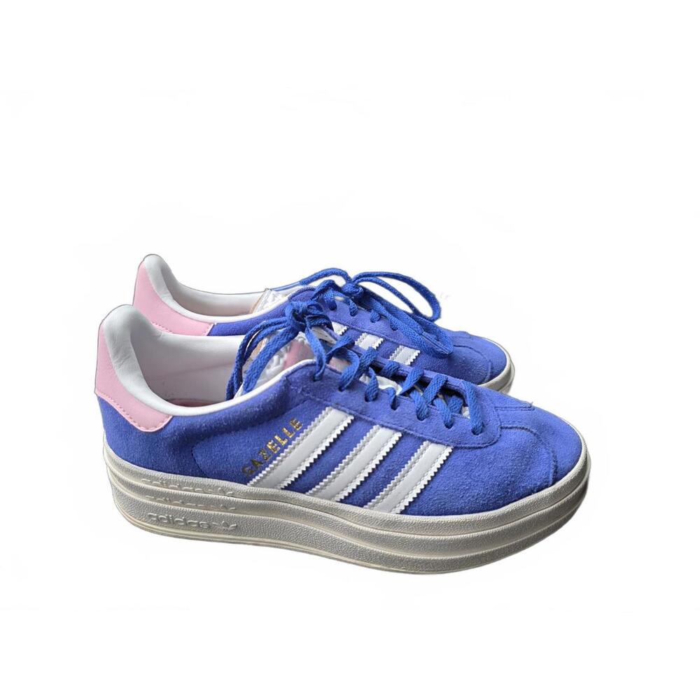 adidas Gazelle Bold True Pink Lucid Blue (Women's) - Size 6